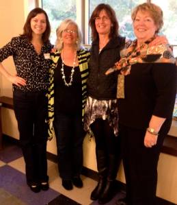 Authentic Women Circle Opening Celebration with Board Members (l to r) Molly McCoy, Kelly McCoy, Eileen Lawton and Cheryl Boucher.