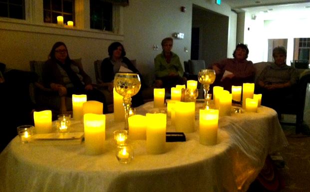 Authentic Women Circle Candlelight Circle.